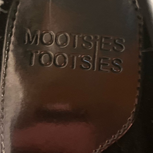 𝅺mootsie Tootsie Loafers black heels - Picture 3 of 4